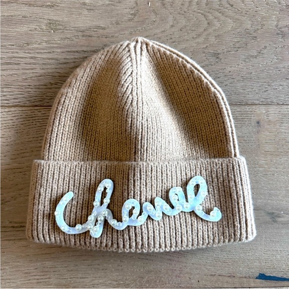 Tan & Cream Fashion Beanie - Picture 1 of 3